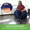 Green Bean® Sitzsack mit Rückenlehne "Cozy" 80x70x90cm - Produktbild-Vorschau 7
