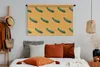 MuchoWow® Wandteppich Wandbehang Gemüse - Muster - Orange Produktbild-Vorschau 4