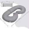 Cuscino di gravidanza a forma di C - grigio scuro - cuscino Anteprima dell’immagine prodotto 11