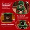A collage of images showcasing different features of a cat tree, with German text describing each feature. Anteprima dell’immagine prodotto