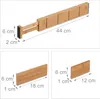 Relaxdays Schubladentrenner, 10 tlg. Set, verstellbare Produktbild-Vorschau 4