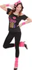 A woman poses in an 80s-themed costume. Anteprima dell’immagine prodotto