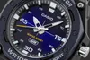 A close-up view of a Casio watch face, showing the dial, hands, and some text. Voir les images du produit