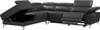Relaxsofa Ecksofa Leder elektrisch - Ecke Links - Anthrazit Produktbild-Vorschau 4