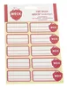 WECK Etiketten selbstklebend 100er Pack Anteprima dell’immagine prodotto 5