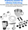 MEDION Küchenmaschine mit Fleischwolf - Mixer, 3in1 - Titan Produktbild-Vorschau 8