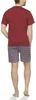 Moonline - Herren Shorty Schlafanzug kurz Pyjama mit Produktbild-Vorschau 2
