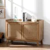 2-türiges Sideboard aus Rattangeflecht, B 110 cm – PALMO Produktbild-Vorschau 2