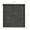 Store roulant d'extérieur 80x140 cm Anthracite Voir les images du produit 6