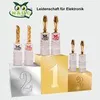 Bananenstecker 24K vergoldet Schrumpfschlauch 18x NAUC High Produktbild-Vorschau 13