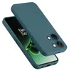 A teal phone case is shown on top of a smartphone. Podgląd zdjęcia produktu