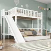 Etagenbett mit Rollbett, Kinderbett, mit Fallschutzgitter, Produktbild-Vorschau 8