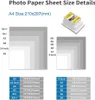 A4 Lesklý fotopapír, 120 g/m², 100 listů, oboustranný, Náhled obrázku produktu 3