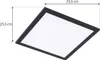Lindby LED-Panel Enhife, schwarz, 30 x 30 cm, Metall, Produktbild-Vorschau 4