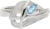 JuwelmaLux Ring 925 Sterling Silber mit Blautopas Produktbild-Vorschau 1