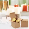 Kurtzy Braune Geschenkboxen aus Kraftpapier (50 Stück) - 5 Produktbild-Vorschau 4