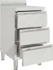 vidaXL Armadio da cucina Gastro con 3 cassetti in acciaio Anteprima dell’immagine prodotto 2