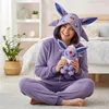 Piżama Onesie Kigurumi Kostium Przebranie Pokemon Espeon L: Podgląd zdjęcia produktu 9