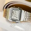 Casio Uni Digital Quarz Uhr mit Edelstahl Armband A500WA-7 Produktbild-Vorschau 18