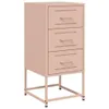 Nachttisch Rosa 36x39x78 cm Stahl Produktbild-Vorschau 1