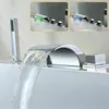 Wannenarmatur 5 Loch Badewannenarmatur mit Handbrause  Produktbild-Vorschau 1