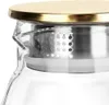 Vilde | Carafe en verre - Avec couvercle - Transparent - Voir les images du produit 6