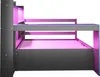 Flieks Schlafsofa Holzbett 90x200cm mit Led, Tagesbett Produktbild-Vorschau 5