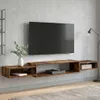 vidaXL Wandmontierter TV-Schrank Wandhalterung Geräucherte Produktbild-Vorschau 2