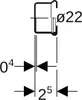 Geberit 34754 Mapress Kupfer Kappe (Gas) d22 Produktbild-Vorschau 3