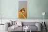 MuchoWow® Poster Vögel - Blaukehlchen - Schilf 60x120 cm - Produktbild-Vorschau 5