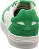 The back view of a green and white sneaker. Produktbild-Vorschau