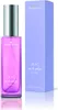 A bottle of lilac eau de parfum and its packaging are displayed against a white background. Produktbild-Vorschau