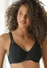 petite fleur by Lascana T-Shirt-BH weiß + schwarz Größe 85 Produktbild-Vorschau 2