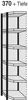 Eckregalfeld Stora 100 HxBxT 225x67x30cm 6 Böden mit Produktbild-Vorschau 2