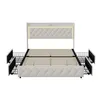 INONEFT, cama con almacenamiento de 140x200 cm, cama con Vista previa de la imagen del producto 12
