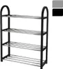 Koopman Schuhregal 65x50x19 cm, Metall, schmal, 4-etagig Produktbild-Vorschau 5
