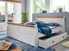 Bett >SZ-0132< in weiß - 187x99x223 (BxHxT) Produktbild-Vorschau 2