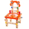 Drehbarer Stuhl Holzspielzeug Holzpuzzle Produktbild-Vorschau 4