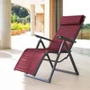 A burgundy reclining garden chair with a graphite gray frame is shown on a patio. Produktbild-Vorschau