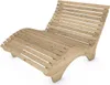 Gartenliege Relaxliege "Ruhe-Vroni" (Lärche) 2-teilig Produktbild-Vorschau 2