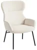 HOMCOM Ohrensessel Wohnzimmer Sessel Loungesessel Produktbild-Vorschau 1