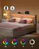 VASAGLE Polsterbett mit LED und 7-Zonen Produktbild-Vorschau 4