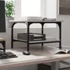 vidaXL Stojak na drukarkę 2 półki Szary Sonoma 50x40x38 cm Podgląd zdjęcia produktu 3