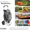 tectake Einkaufstrolley 3-in-1 klappbar mit Kühltasche 56L Produktbild-Vorschau 8