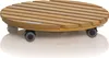 Podstavec pod květináč pojízdný Lechuza WOOD Ø 40 cm Náhled obrázku produktu 1