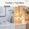 Teelichthalter Windlicht  Porzellan Lichtstübchen Produktbild-Vorschau 6