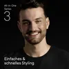 Braun AIO3500, Schwarz, Grau, 0,5 mm, 2,1 cm, Akku, 50 min, Produktbild-Vorschau 2