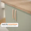 Holzgriffe Holzknopf Holz Möbelgriff Knopf Schubladengriff Produktbild-Vorschau 5