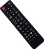 A black TV remote control is shown against a white background. Produktbild-Vorschau