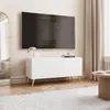 Idohome TV Lowboard Angel 100 cm blanc mat - armoire avec Voir les images du produit 2